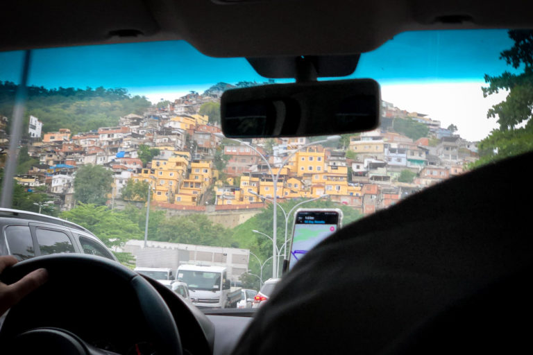 One of many favelas in the city