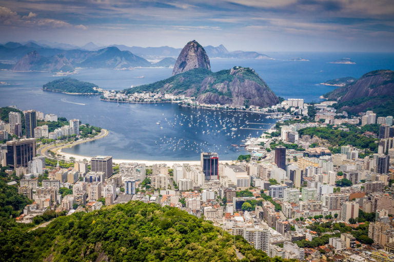 Photo of the bay and Sugarloaf Mountain in Rio de Janeiro