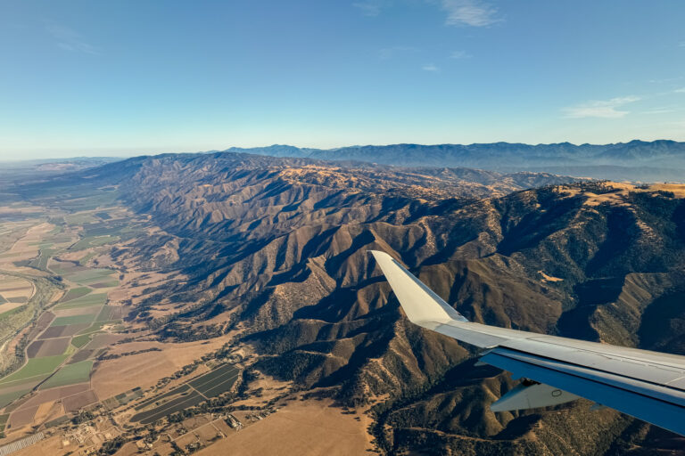 Flying into Monterey, CA